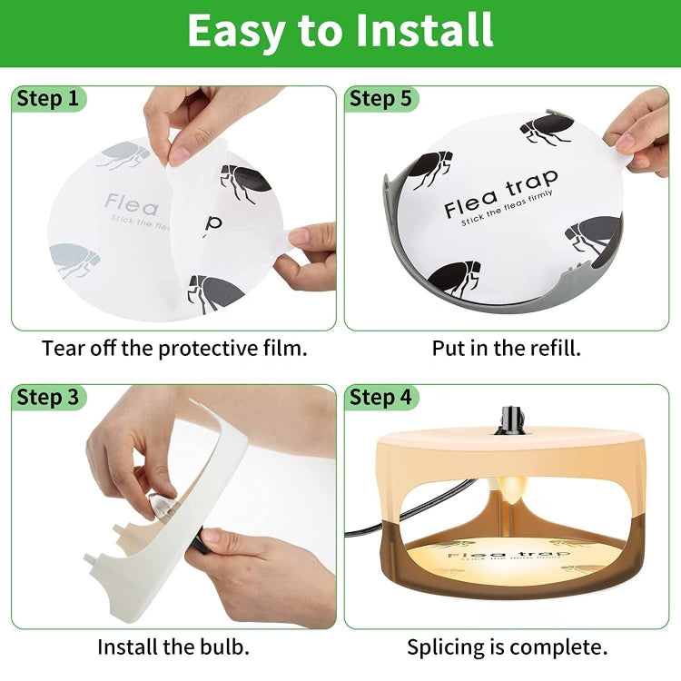 2pcs SK111 Pet Household Flea Lamp Flea Sticky Trapper Flea Capture Device(US Plug) - free shipping - PMC TechLife - Order now!
