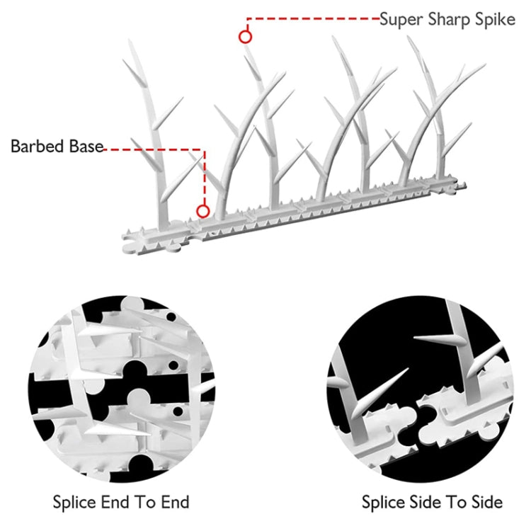 SK477 6pcs Plastic Anti-bird Thorn Anti-theft Anti-cat Thorn Electric Tree Branch Bird Repellent Thorn - free shipping - PMC TechLife - Order now!