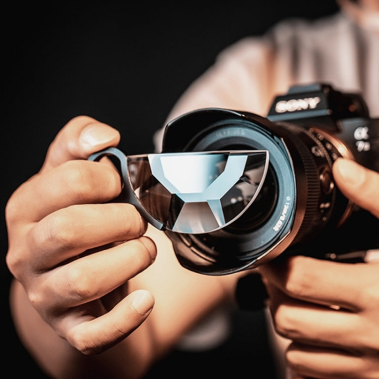 79mm Handheld Semicircle Kaleidoscope Filter Photography Camera Accessories - Other Filter by PMC TechLife | Online Shopping South Africa | PMC TechLife