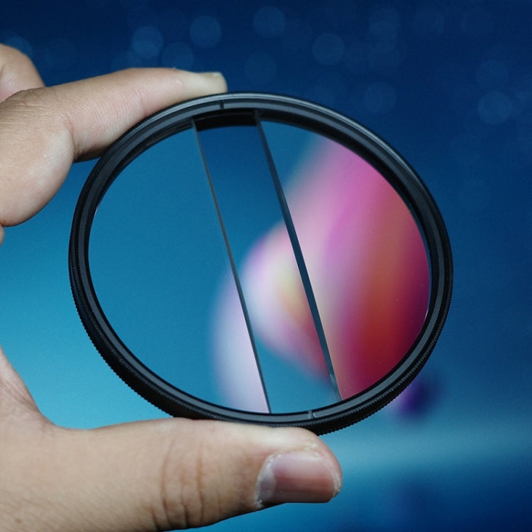 62mm Photography Foreground Blur Filter Double Half Moon SLR Accessories - Other Filter by PMC TechLife | Online Shopping South Africa | PMC TechLife | Buy Now Pay Later Mobicred