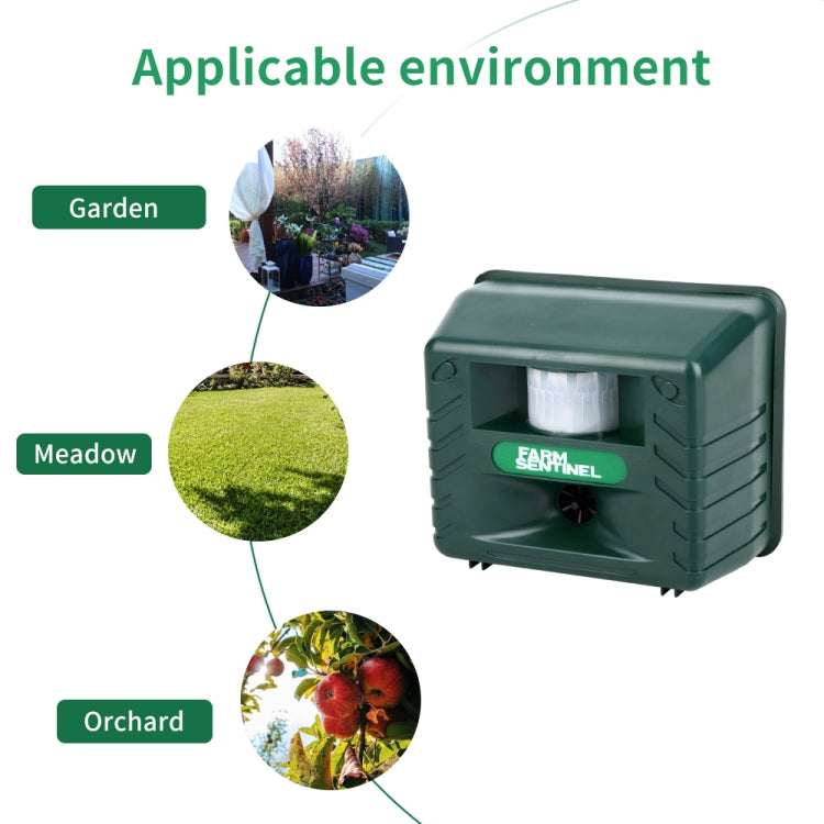 SK131 Garden Outdoor Ultrasonic Rat Repeller Snake Repelle Farm Animal Driving Device(UK Plug) - Outdoor Insect Repellent by PMC TechLife | Online Shopping South Africa | PMC TechLife | Buy Now Pay Later Mobicred