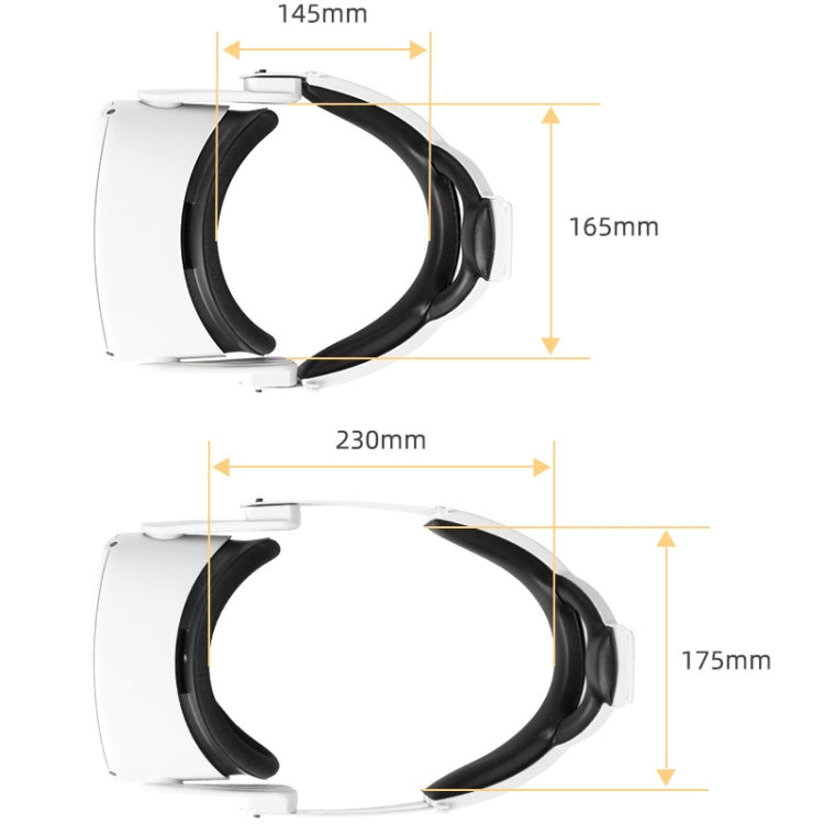 Hifylux Q2-TD79 For Oculus Quest 2 Decompression Comfortable Headband Set VR Glasses Accessories(White) - free shipping - PMC TechLife - Order now!