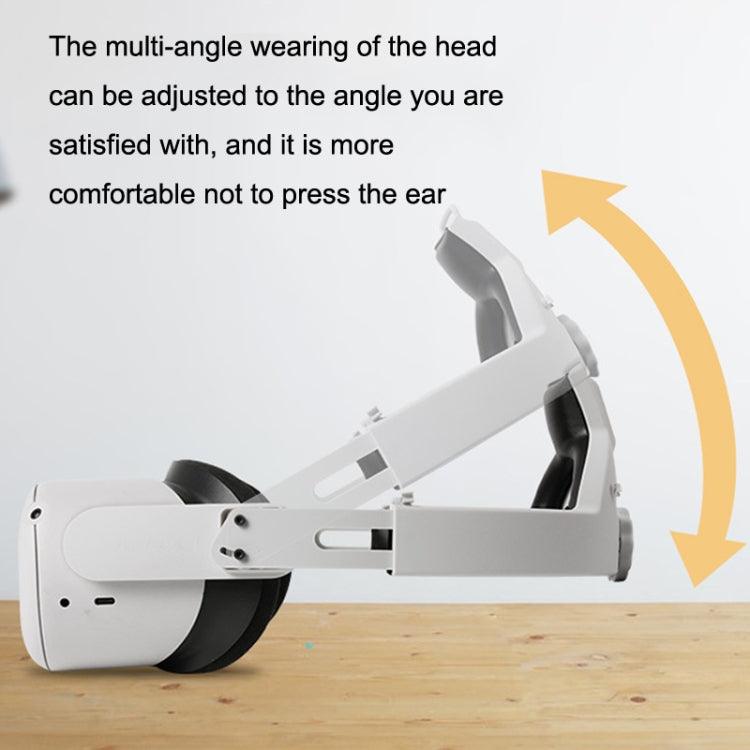 Hifylux Q2-TD79 For Oculus Quest 2 Decompression Comfortable Headband Set VR Glasses Accessories(White) - free shipping - PMC TechLife - Order now!