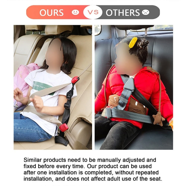 Car Child Seat Safety Belt Adjustment Anti-collision Limit Fixer(Red) - Seat Accessories by PMC TechLife | Online Shopping South Africa | PMC TechLife | Buy Now Pay Later Mobicred