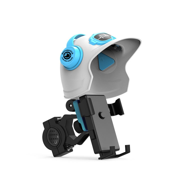 Small Helmet Sunscreen Phone Stand Bracket Motorcycle Mobile Phone Holder,Spec: Handlebar White - Holder by PMC TechLife | Online Shopping South Africa | PMC TechLife | Buy Now Pay Later Mobicred