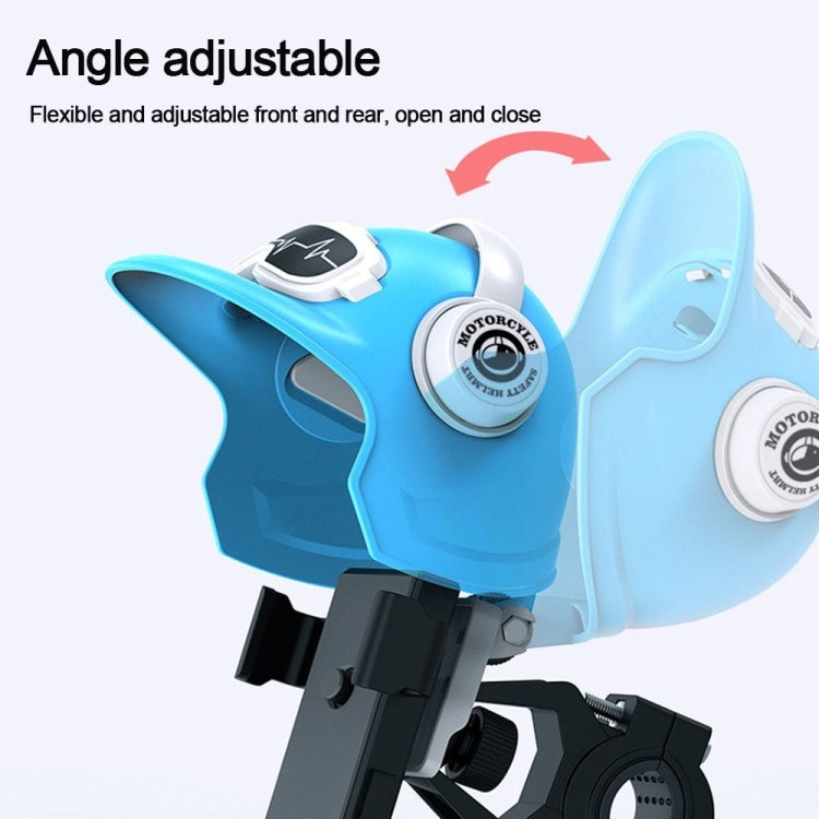 Small Helmet Sunscreen Phone Stand Bracket Motorcycle Mobile Phone Holder,Spec: Handlebar White - Holder by PMC TechLife | Online Shopping South Africa | PMC TechLife | Buy Now Pay Later Mobicred