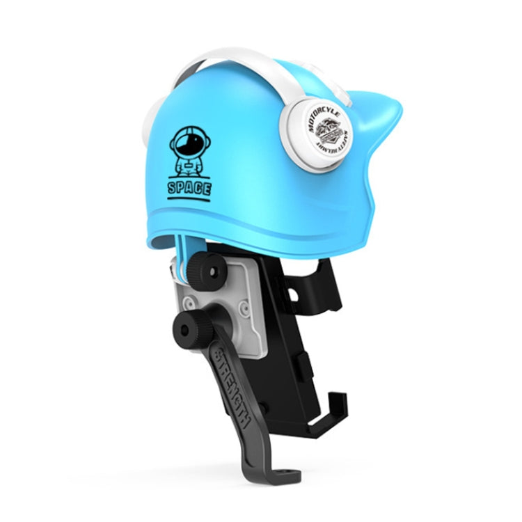 Small Helmet Sunscreen Phone Stand Bracket Motorcycle Mobile Phone Holder,Spec: Rearview Mirror White - Holder by PMC TechLife | Online Shopping South Africa | PMC TechLife | Buy Now Pay Later Mobicred