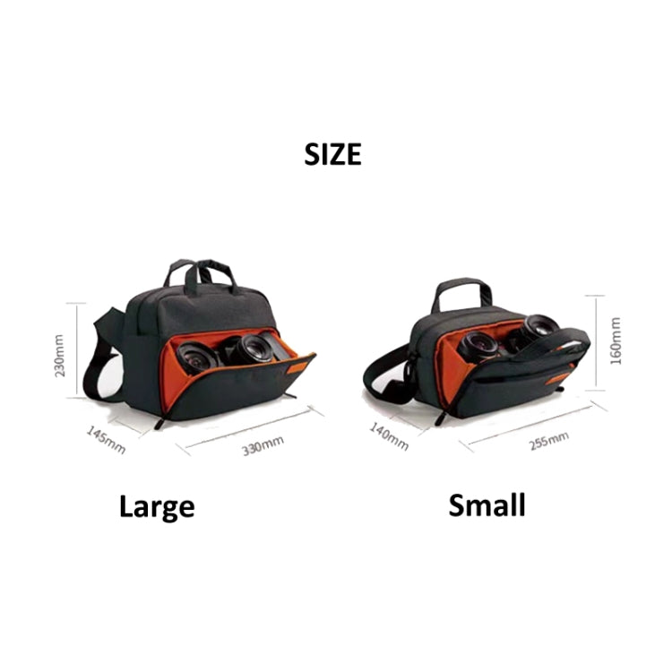 SLR Camera Bag Men Crossbody  Photography Bag Waterproof Carrying Case with USB Charging Port, Size: Large - Strap Satchel by PMC TechLife | Online Shopping South Africa | PMC TechLife | Buy Now Pay Later Mobicred