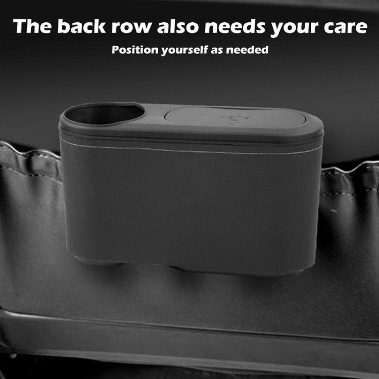 Car Seat Water Cup Holder Umbrella Storage Box Trash Can, Color: Brown Leather - Stowing Tidying by PMC TechLife | Online Shopping South Africa | PMC TechLife | Buy Now Pay Later Mobicred
