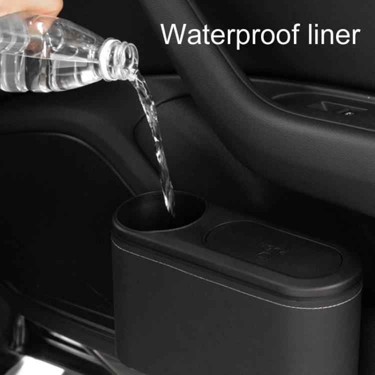 Car Seat Water Cup Holder Umbrella Storage Box Trash Can, Color: Brown Leather - Stowing Tidying by PMC TechLife | Online Shopping South Africa | PMC TechLife | Buy Now Pay Later Mobicred