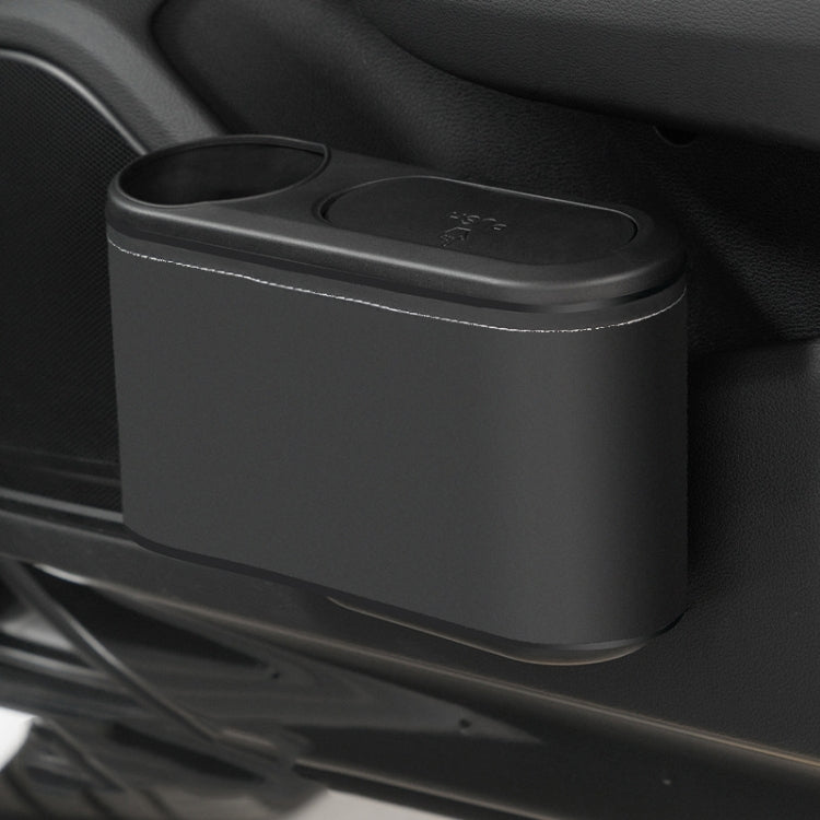 Car Seat Water Cup Holder Umbrella Storage Box Trash Can, Color: Black Leather - Stowing Tidying by PMC TechLife | Online Shopping South Africa | PMC TechLife | Buy Now Pay Later Mobicred