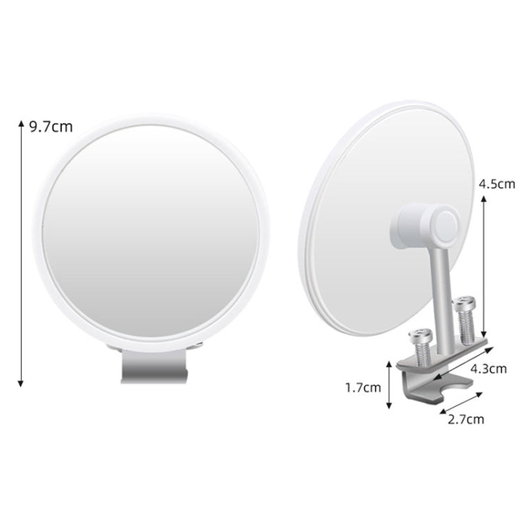 1pair Car Rearview Auxiliary Mirror Blind Spot Viewing Mirror(White) - Convex Mirror & Accessories by PMC TechLife | Online Shopping South Africa | PMC TechLife | Buy Now Pay Later Mobicred