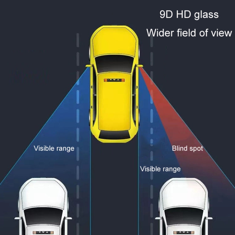 1pair Car Rearview Auxiliary Mirror Blind Spot Viewing Mirror(Black) - Convex Mirror & Accessories by PMC TechLife | Online Shopping South Africa | PMC TechLife | Buy Now Pay Later Mobicred