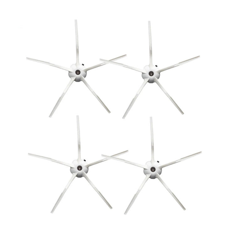 For Roborock S7 / T7S / T7S Plus G10 4pcs White Side Brush - For Roborock Accessories by PMc TechLife | Online Shopping South Africa | PMc TechLife | Buy Now Pay Later Mobicred