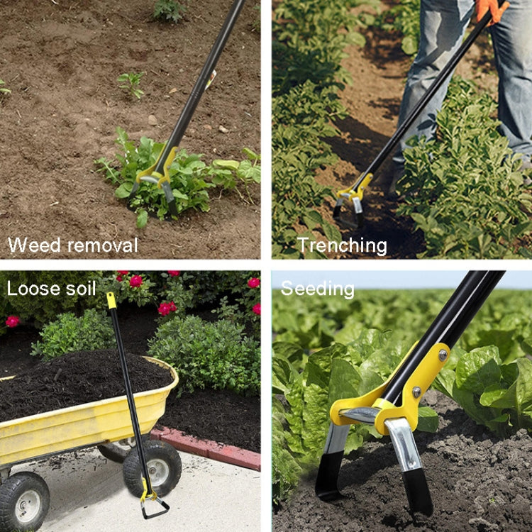 MYL-10 Stirrup Ring Weeding Hoes Garden Tools, Specification:  4 Sections 1.6m - Garden Hand Tools by PMC TechLife | Online Shopping South Africa | PMC TechLife