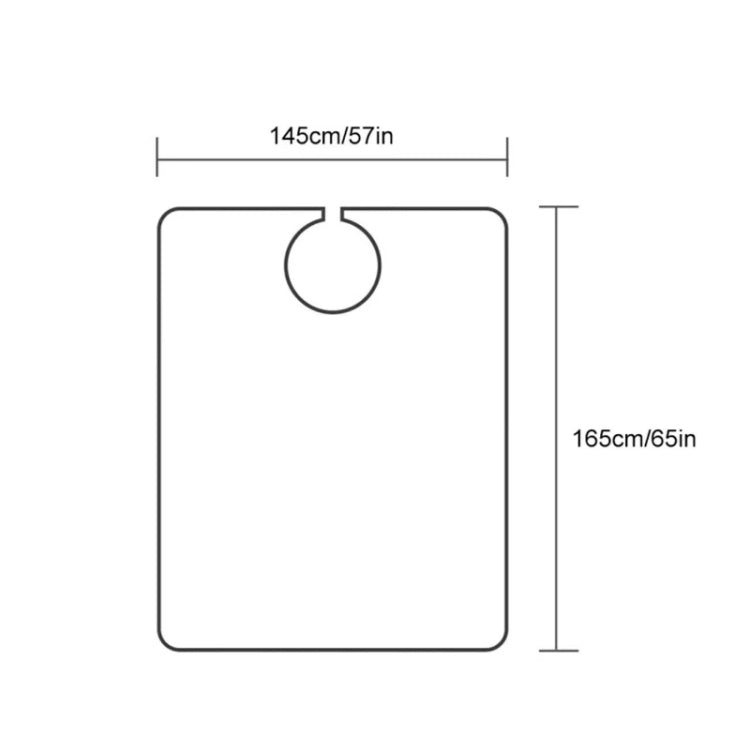 Scissor Beard Print Barber Post Barber Haircut Cape Wrap(Red) - free shipping - PMC TechLife - Order now!