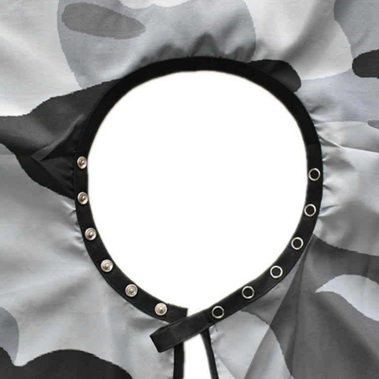 Scissor Beard Print Barber Post Barber Haircut Cape Wrap(Army Green) - free shipping - PMC TechLife - Order now!