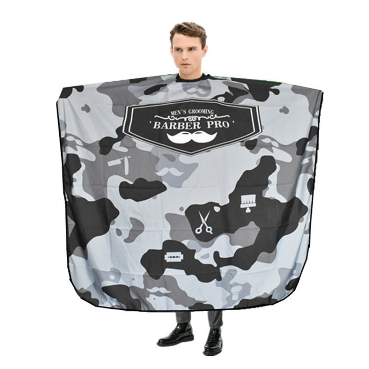 Scissor Beard Print Barber Post Barber Haircut Cape Wrap(Army Green) - free shipping - PMC TechLife - Order now!