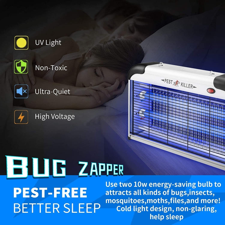 SK611 Indoor Household 20W Electric Shock Mosquito Killer Lamp High Voltage Hotel Fly Killer Lamp(US Plug) - Repellents by PMC TechLife | Online Shopping South Africa | PMC TechLife | Buy Now Pay Later Mobicred