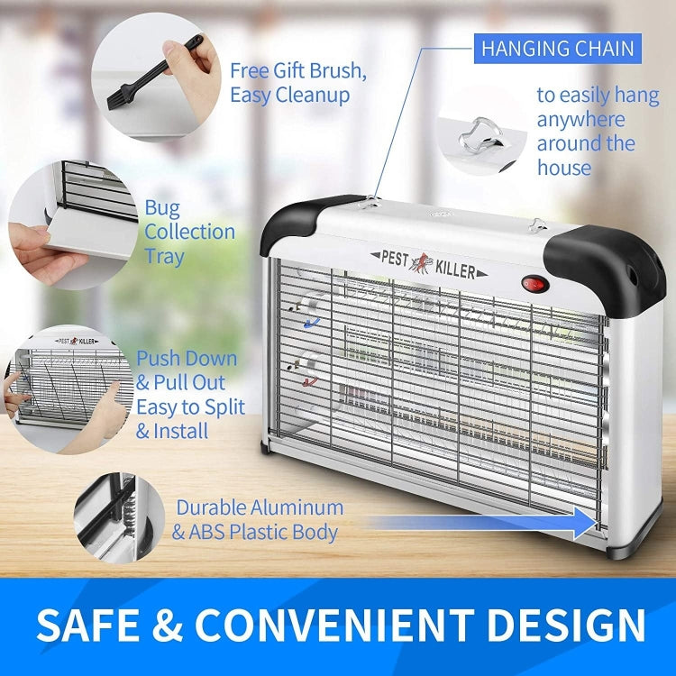 SK611 Indoor Household 20W Electric Shock Mosquito Killer Lamp High Voltage Hotel Fly Killer Lamp(US Plug) - Repellents by PMC TechLife | Online Shopping South Africa | PMC TechLife | Buy Now Pay Later Mobicred
