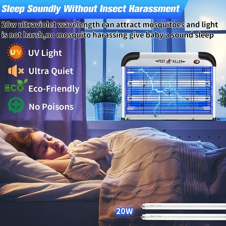 SK611 Indoor Household 20W Electric Shock Mosquito Killer Lamp High Voltage Hotel Fly Killer Lamp(US Plug) - Repellents by PMC TechLife | Online Shopping South Africa | PMC TechLife | Buy Now Pay Later Mobicred