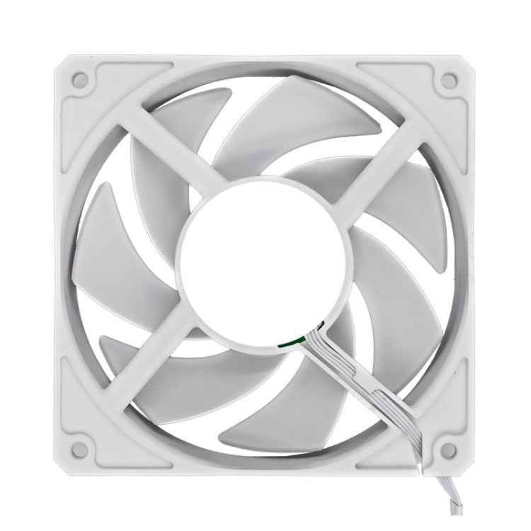 MF12025 4pin High Air Volume High Wind Pressure FDB Magnetic Suspension Chassis Fan 2200rpm (White) - Fan Cooling by PMC Jewellery | Online Shopping South Africa | PMC Jewellery | Buy Now Pay Later Mobicred