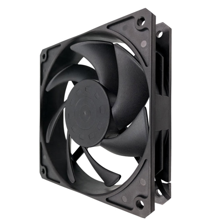 MF12025 4pin High Air Volume High Wind Pressure FDB Magnetic Suspension Chassis Fan 3000rpm (Black) - Fan Cooling by PMC Jewellery | Online Shopping South Africa | PMC Jewellery | Buy Now Pay Later Mobicred