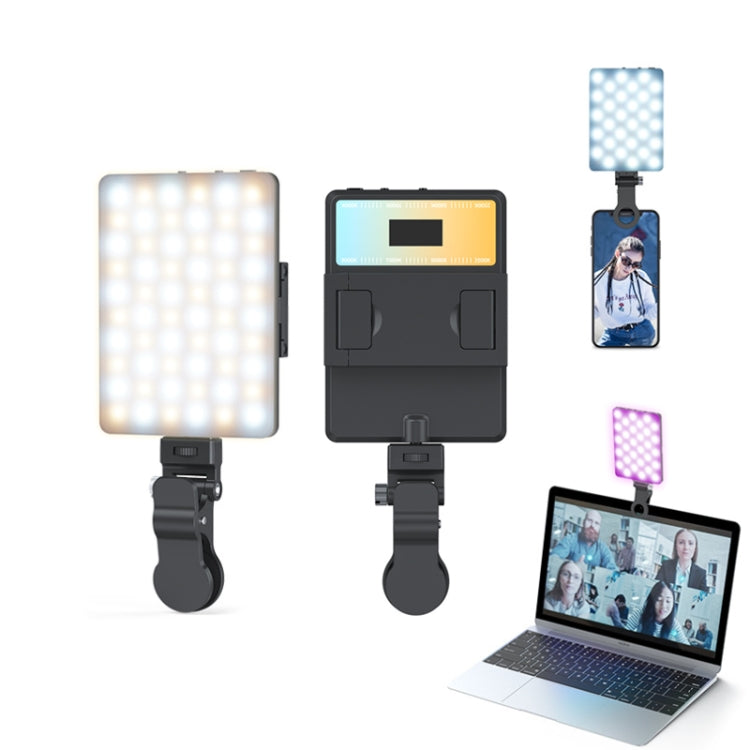 V11 Cool & Warm  With Screen  5W Mobile Phone Fill Light Live Broadcast Pocket Light - Selfie Light by PMC TechLife | Online Shopping South Africa | PMC TechLife | Buy Now Pay Later Mobicred