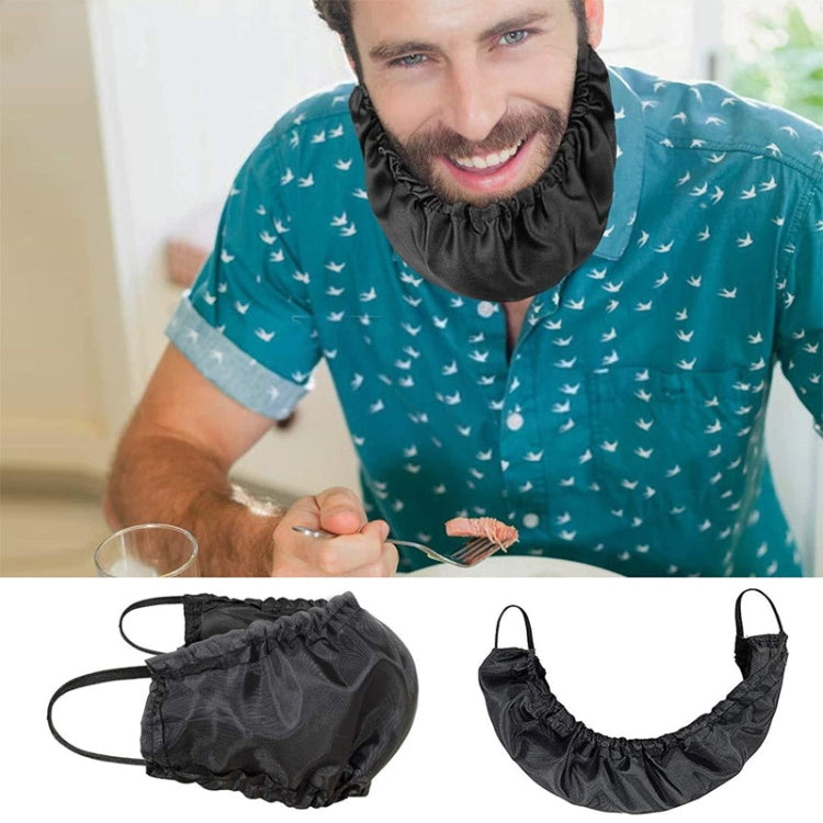 Men Beard Cover Oil and Stain Resistant Beard Pouch(Black) - free shipping - PMC TechLife - Order now!