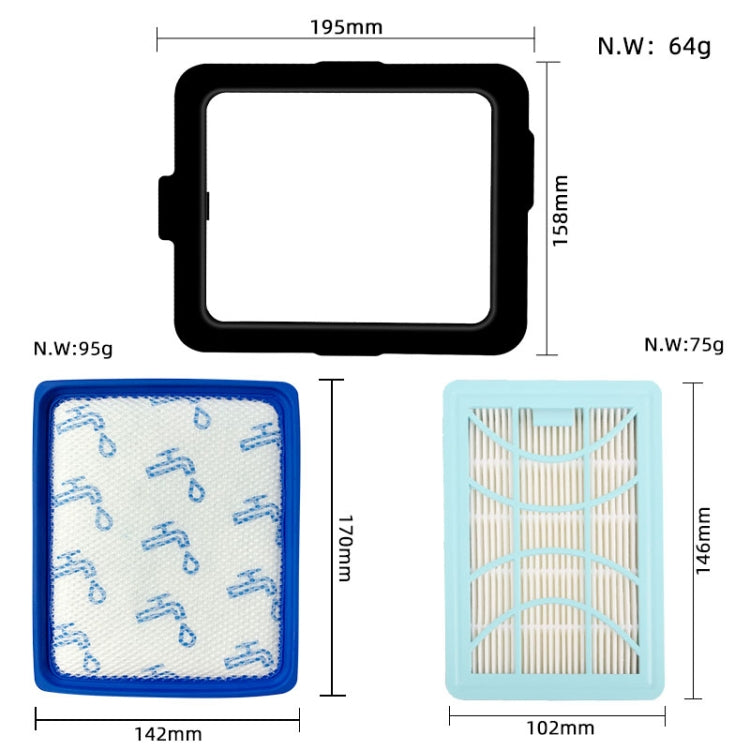 For Philips FC9732 FC9728 FC9735 Vacuum Cleaner Air Filter 1 Air Outlet - For Philips Accessories by PMc TechLife | Online Shopping South Africa | PMc TechLife | Buy Now Pay Later Mobicred