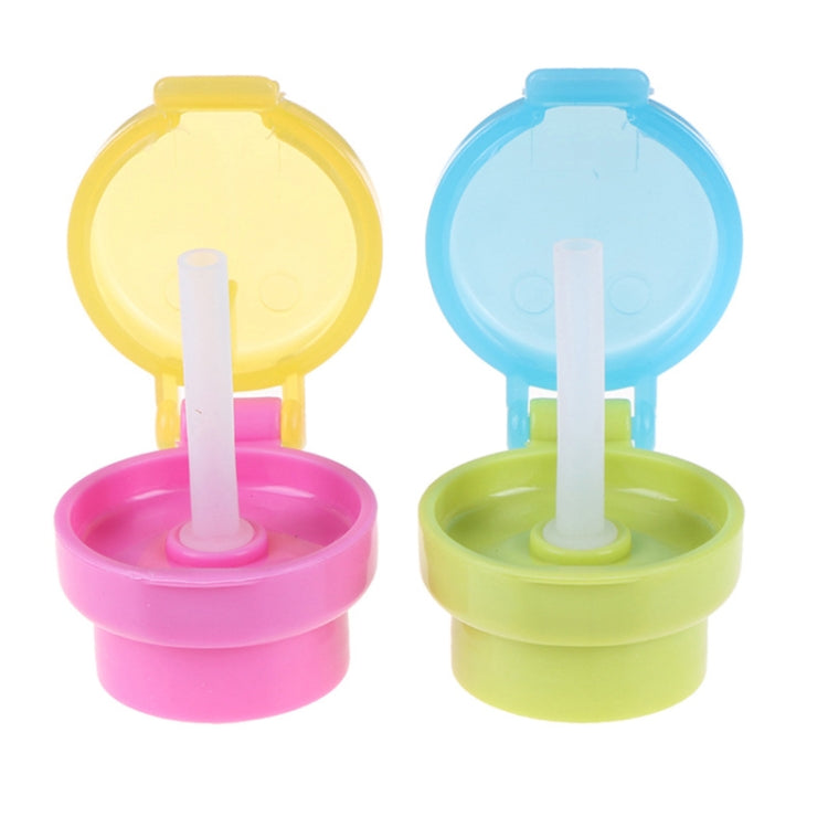 2pcs CJ07205 Baby Straw Lids Portable Drinking Straw Lids for Children(Green) - Drinking Tools by PMc TechLife | Online Shopping South Africa | PMc TechLife | Buy Now Pay Later Mobicred