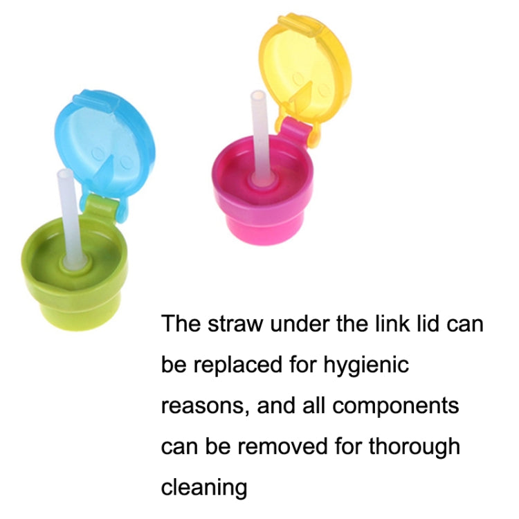 2pcs CJ07205 Baby Straw Lids Portable Drinking Straw Lids for Children(Pink) - free shipping - PMc TechLife - Order now!