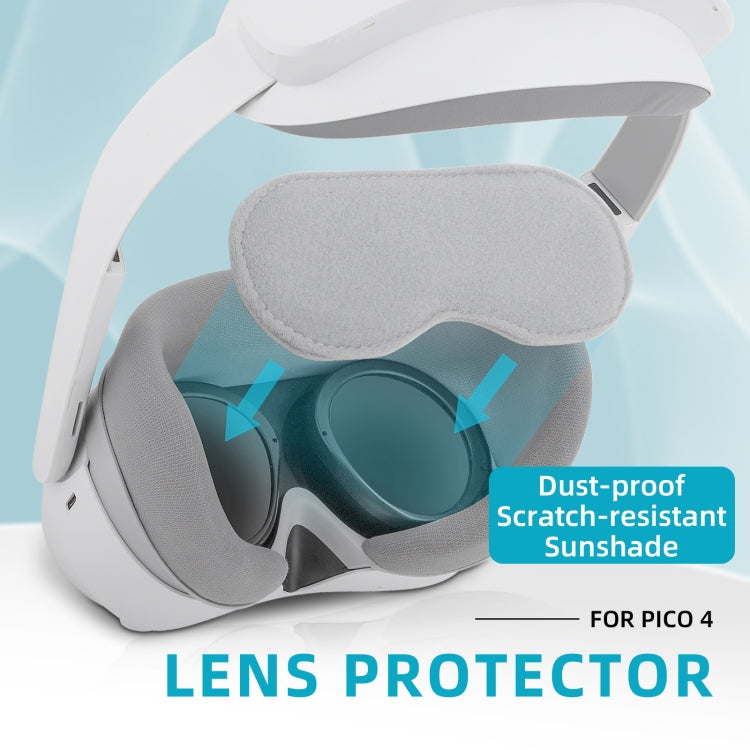 For PICO 4 Hifylux PC-ZF17 Lens Protector VR Glasses Dust-proof Sponge Pad(Light Grey) - VR Accessories by Hifylux | Online Shopping South Africa | PMC TechLife | Buy Now Pay Later Mobicred