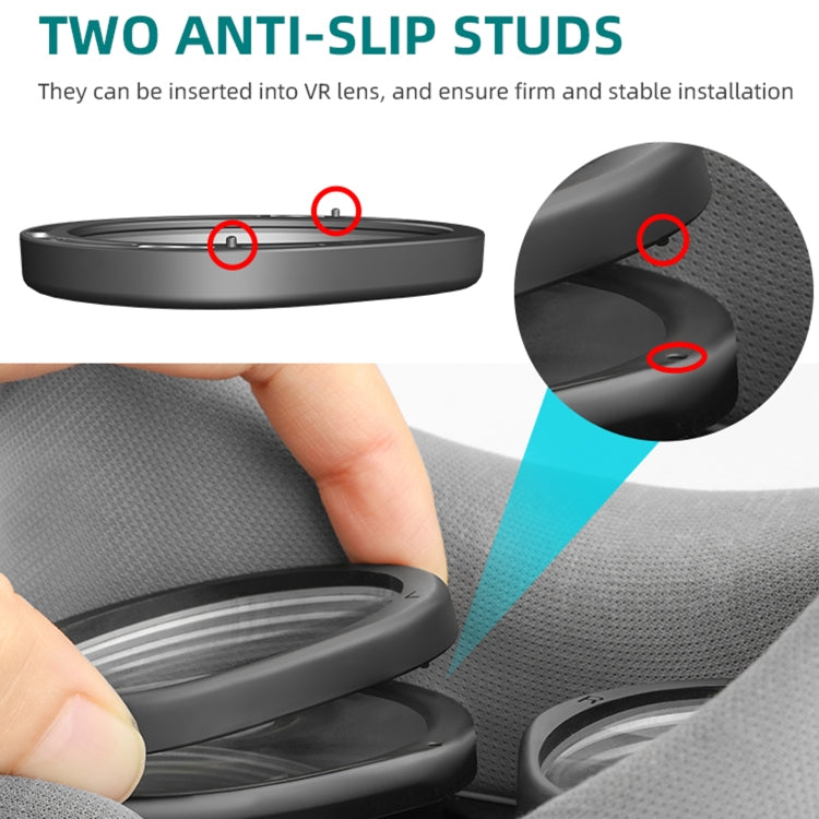 For PICO 4 Hifylux PC-QF25 1pair Magnetic Myopia Glasses Box Non-spherical Resin VR Glasses Accessories(100 Degrees) - VR Accessories by Hifylux | Online Shopping South Africa | PMC TechLife | Buy Now Pay Later Mobicred