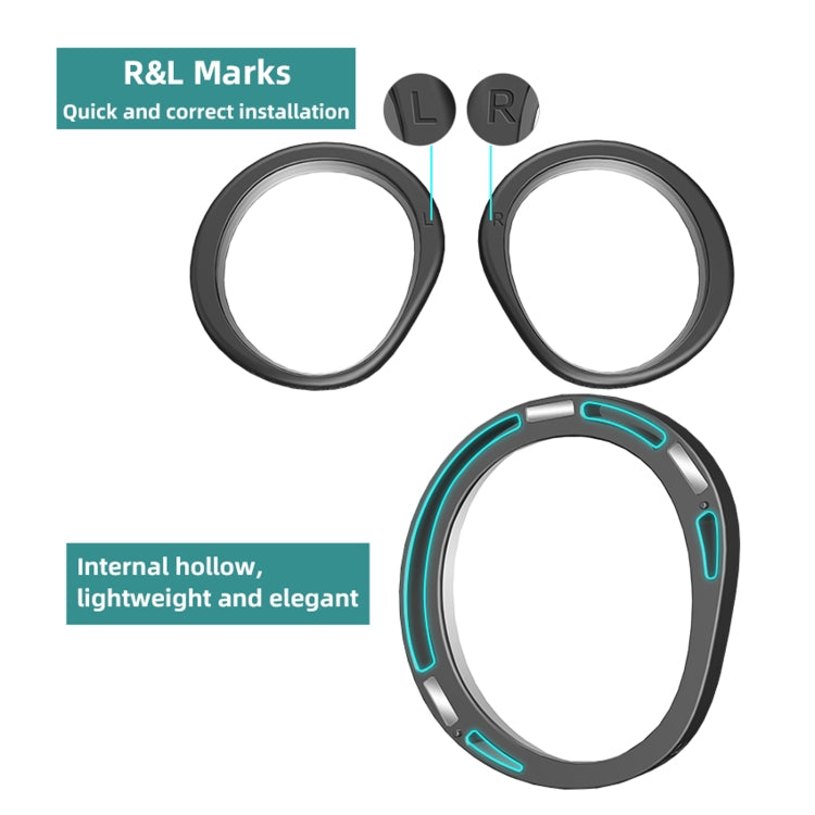 For PICO 4 Hifylux PC-QF25 1pair Magnetic Myopia Glasses Box Non-spherical Resin VR Glasses Accessories(300 Degrees A Pair) - free shipping - PMC TechLife - Order now!