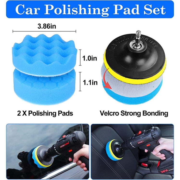 24pcs/set WRS-CS29 Car Wash Cleaning Brush Set Car Interior Crevice Cleaning Electric Drill Brush - Car washing supplies by PMC TechLife | Online Shopping South Africa | PMC TechLife | Buy Now Pay Later Mobicred