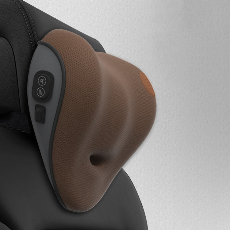 SR-21 Car Lumbar Cushion Headrest Seat Memory Foam Accessories, Style: Massage Headrest (Brown) - Seat Accessories by PMC TechLife | Online Shopping South Africa | PMC TechLife | Buy Now Pay Later Mobicred