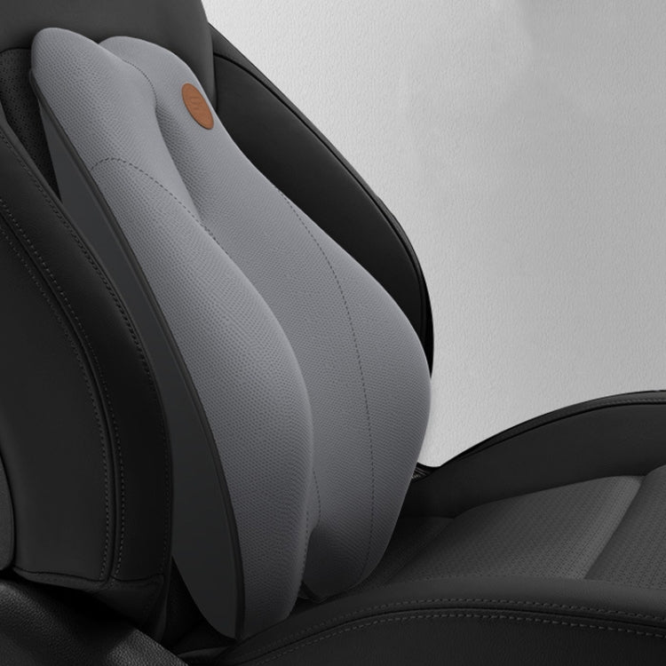 SR-21 Car Lumbar Cushion Headrest Seat Memory Foam Accessories, Style: Ordinary Lumbar Support (Gray) - Seat Accessories by PMC TechLife | Online Shopping South Africa | PMC TechLife