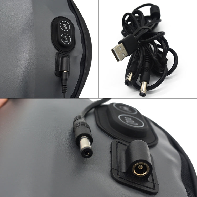 SR-21 Car Lumbar Cushion Headrest Seat Memory Foam Accessories, Style: Massage Lumbar Support (Gray) - Seat Accessories by PMC TechLife | Online Shopping South Africa | PMC TechLife | Buy Now Pay Later Mobicred