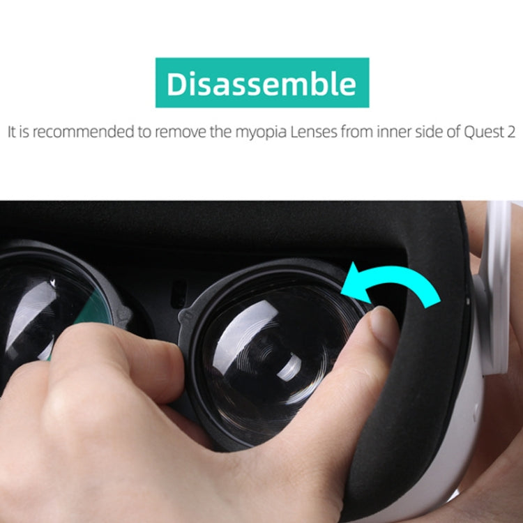 For Oculus Quest 2 Hifylux Q2-QF11 1pair Myopia Lens Frame Aspheric Resin VR Glasses Accessories(600 Degrees) - free shipping - PMC Jewellery - Order now!