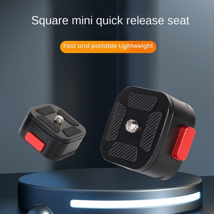 Z049 Quartet Mini Quick Release Plate Clamp for DSLR Camera Camcorder Tripod Monopod - Quick Release Plate by PMC TechLife | Online Shopping South Africa | PMC TechLife | Buy Now Pay Later Mobicred