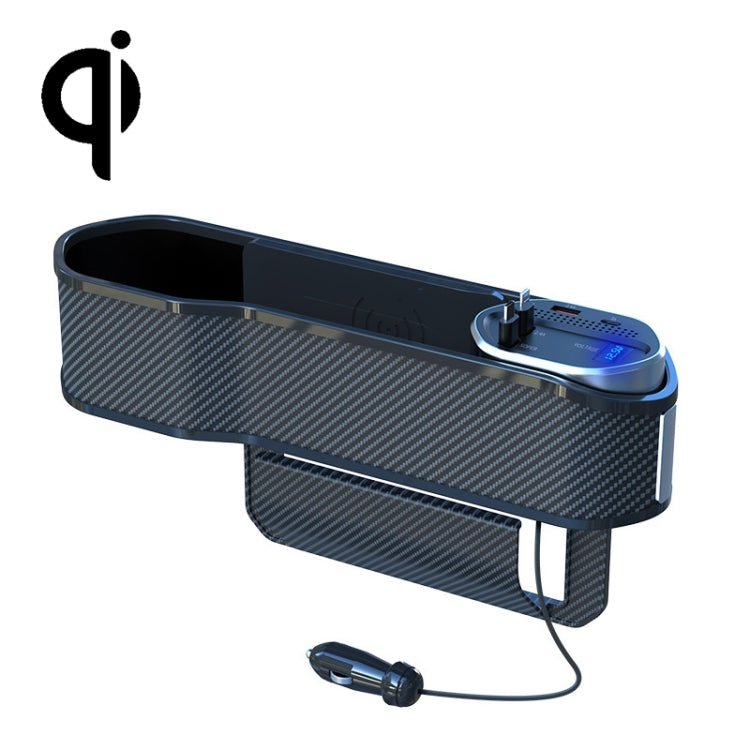 Vehicle Seat Gap Storage Box Organizer Front Seat Console Side Pocket ,Spec: Wireless Charging Ordinary  Wire - Stowing Tidying by PMC TechLife | Online Shopping South Africa | PMC TechLife | Buy Now Pay Later Mobicred
