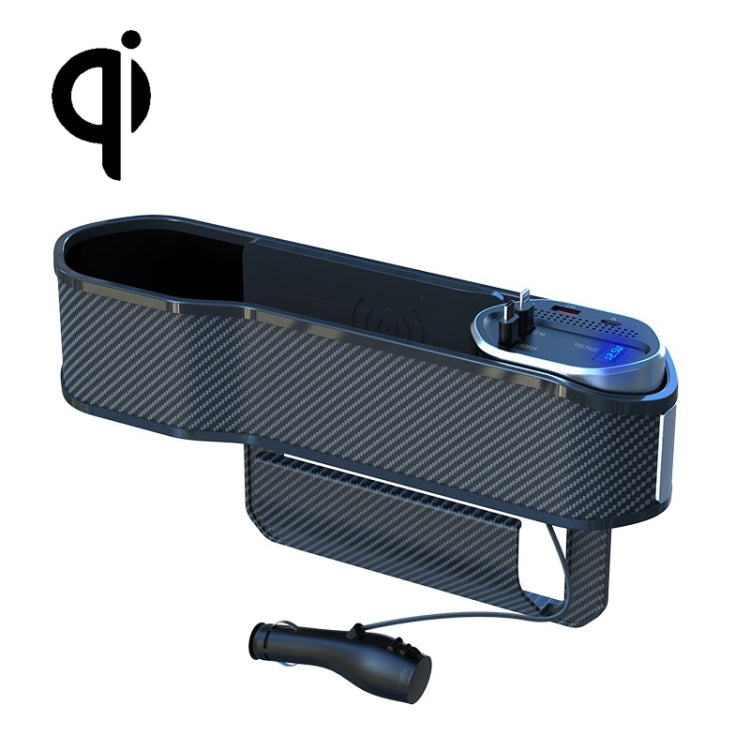 Vehicle Seat Gap Storage Box Organizer Front Seat Console Side Pocket ,Spec: Wireless Charging Upgrade Wire - Stowing Tidying by PMC TechLife | Online Shopping South Africa | PMC TechLife | Buy Now Pay Later Mobicred