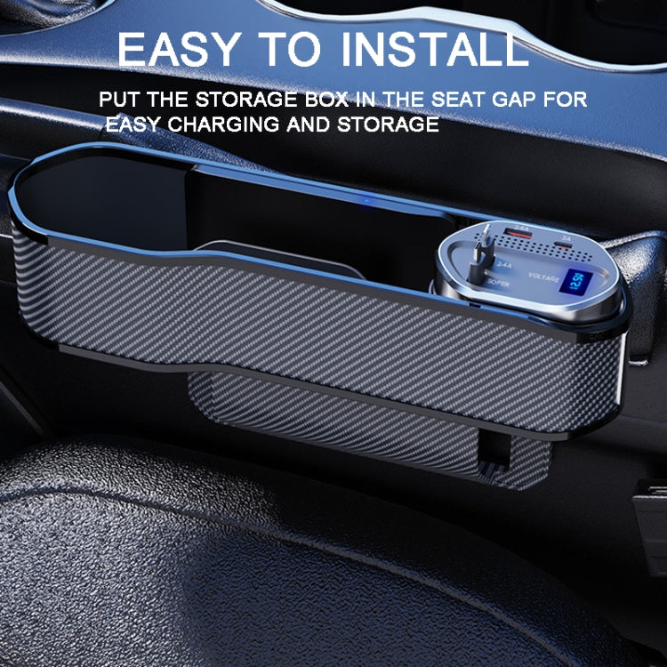 Vehicle Seat Gap Storage Box Organizer Front Seat Console Side Pocket ,Spec: Wireless Charging Upgrade Wire - Stowing Tidying by PMC TechLife | Online Shopping South Africa | PMC TechLife | Buy Now Pay Later Mobicred