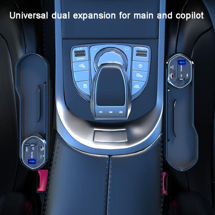 Vehicle Seat Gap Storage Box Organizer Front Seat Console Side Pocket ,Spec: Wireless Charging Upgrade Wire - Stowing Tidying by PMC TechLife | Online Shopping South Africa | PMC TechLife | Buy Now Pay Later Mobicred