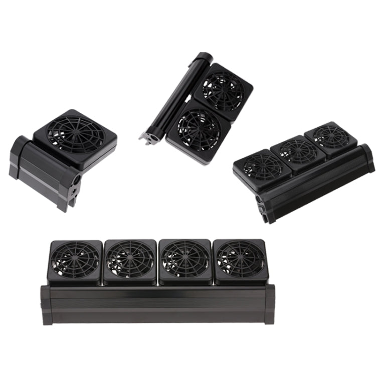 Fish Tank Cooling Fan Cooling Silent Aquarium Fan, Specification: 4 Head EU Plug - Fish Tanks & Accessories by PMC TechLife | Online Shopping South Africa | PMC TechLife