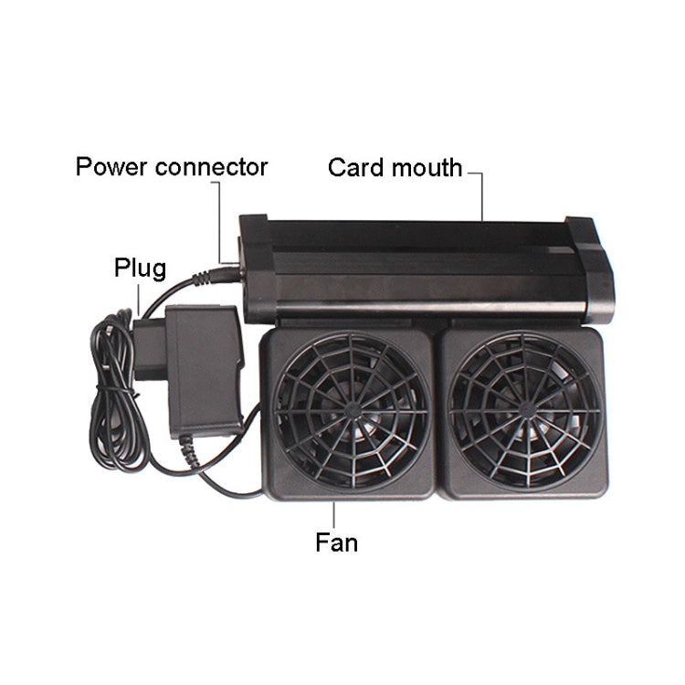 Fish Tank Cooling Fan Cooling Silent Aquarium Fan, Specification: 4 Head EU Plug - Fish Tanks & Accessories by PMC TechLife | Online Shopping South Africa | PMC TechLife