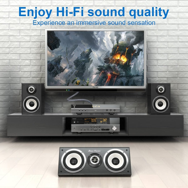 3m Pure Copper RCA Coaxial HIFI Digital Audio Cable SPDIF Subwoofer Speaker Cable(Silver Gray) - RCA Cable by PMC TechLife | Online Shopping South Africa | PMC TechLife