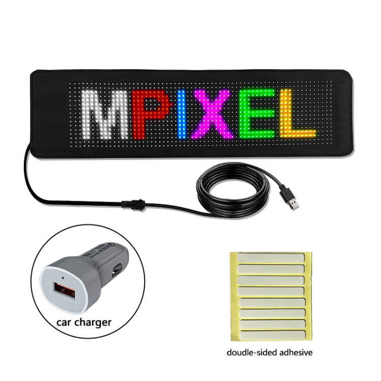 532x90mm Vehicle Rear Window Color Flexible LED Electronic Screen - Car Monitor by PMC TechLife | Online Shopping South Africa | PMC TechLife | Buy Now Pay Later Mobicred