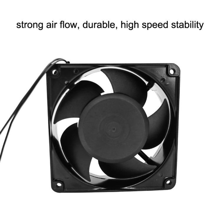 XIN RUI FENG XRX12038 380V Double Roller Cooling Fan 12cm Cabinet Power Distribution Cabinet Shaft - Fan Cooling by XIN RUI FENG | Online Shopping South Africa | PMC TechLife | Buy Now Pay Later Mobicred